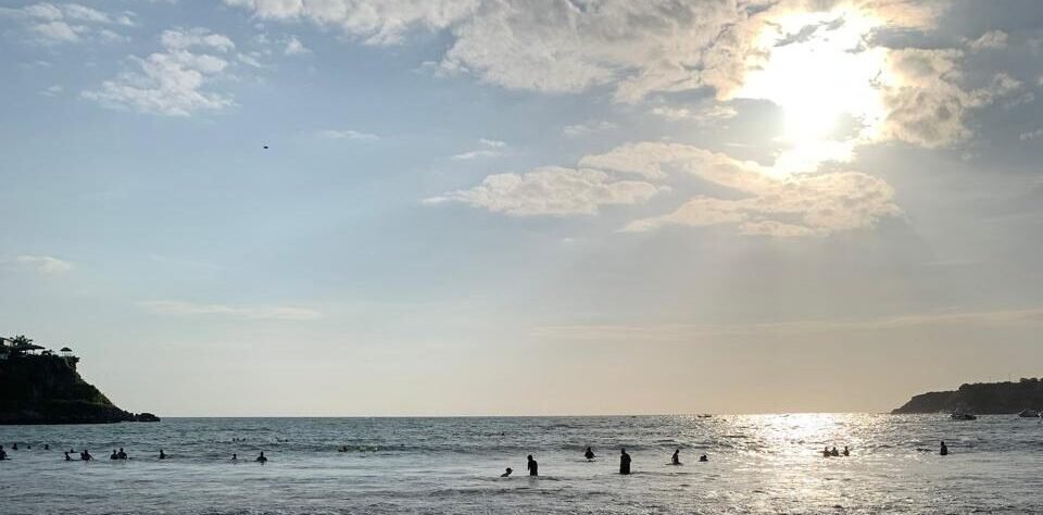Sunset in Ayangue, Ecuador