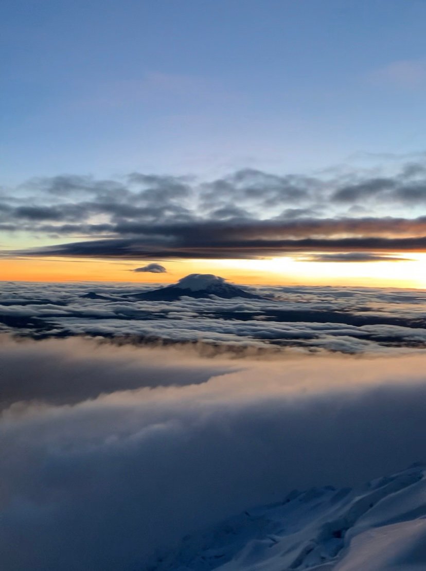 High mountains in Ecuador