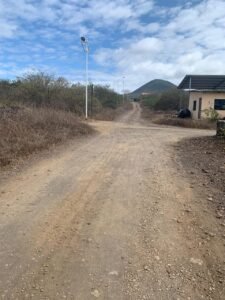 Floreana's main road