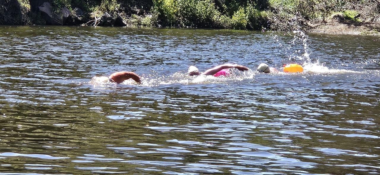 Open water swimming in Ecuador
